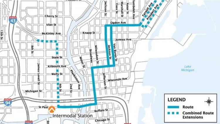 Milwaukee streetcar e