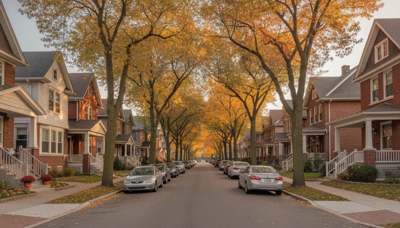 Residential homes in Racine, Wisconsin