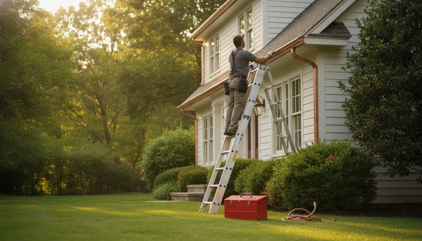 A well-maintained Milwaukee single-family rental home kept ahead of repairs, in autumn light